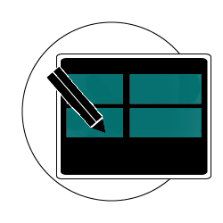 Icon für Inhaltverwaltungssysteme CMS icon